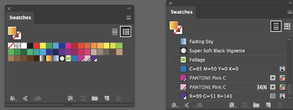 What is a swatch&nbsp;file?